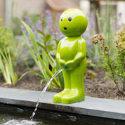 fontaine de jardin boy - h67 cm - vert - ubbink